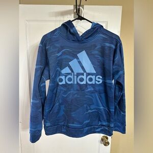 Adidas Boys L/G Blue Recycled Hoodie